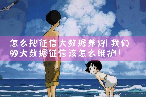 怎么把征信大数据养好|养征信|债务重组