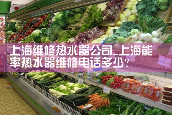 �Ϻ�ά����ˮ����˾